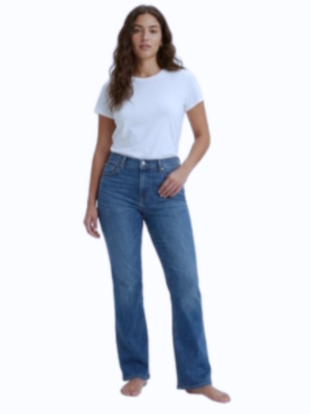 Levi's 515 Bootcut Jeans High Waist Medium Wash Classic Fit Flattering, size 18